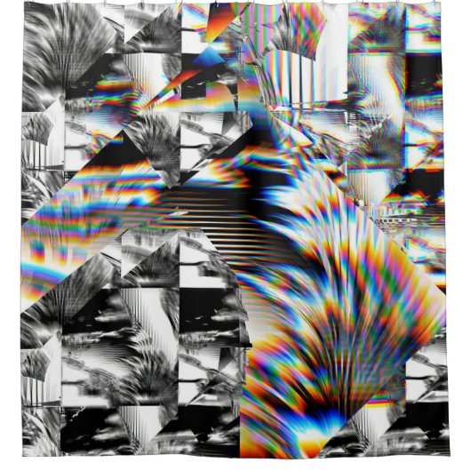 Rideaux De Douche Attaque arc-en-ciel (Devant)