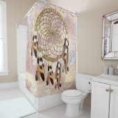 Rideaux De Douche Attrape-Rêves de Salle de Bain (En situation)