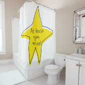 Rideaux De Douche Au Moins Vous Avez Essayé - Yellow Star (En situation)