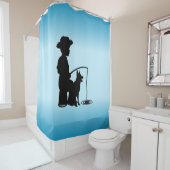 Rideaux De Douche Au trou de pêche (En situation)