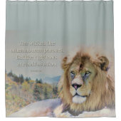 Rideaux De Douche Audacieux comme lion (Devant)