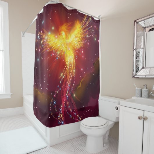 Rideaux De Douche Augmentation de Phoenix (En situation)