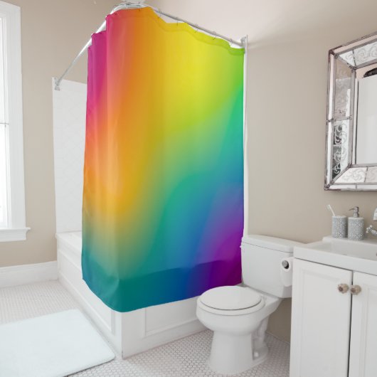 Rideaux De Douche Aurora borealis (En situation)