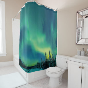 Rideaux De Douche Aurora Borealis Lumières du Nord Norvège