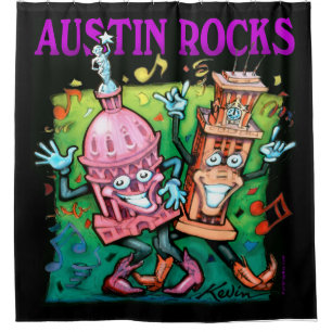 Rideaux De Douche Austin Rocks