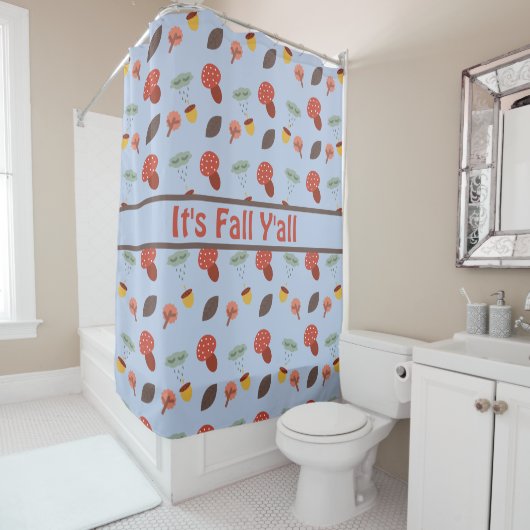 Rideaux De Douche Automne (En situation)