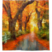 Rideaux De Douche Automne/Automne/Automne/Feuille/Nature (Devant)