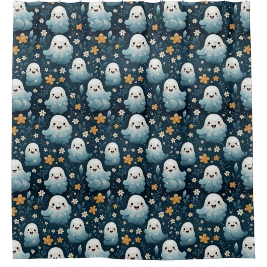 Rideaux De Douche Automne Ghost mignon (Devant)