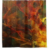 Rideaux De Douche Automne profond Terre riche automne Abstrait (Devant)