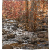 RIDEAUX DE DOUCHE AUTUMN FOREST RIVER SEDONA ARIZONA (Devant)