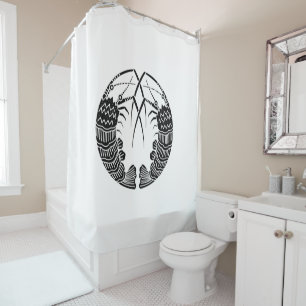 Rideaux de douche aux langoustes épineuses tournée