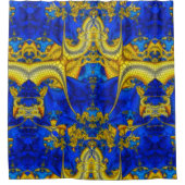 Rideaux De Douche Avatar Serpentine Bleu Saphir (Devant)