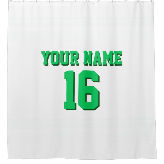 Rideaux De Douche avec White Stripes Sports Jersey (Devant)
