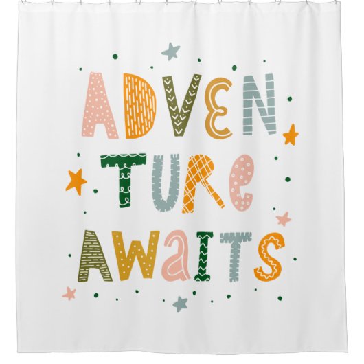 Rideaux De Douche Aventure Attend (Devant)