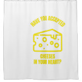 Rideaux De Douche Avez-vous accepté les fromages Jésus drôle de from (Devant)