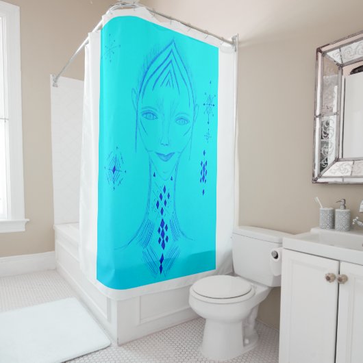 Rideaux De Douche Avion (En situation)