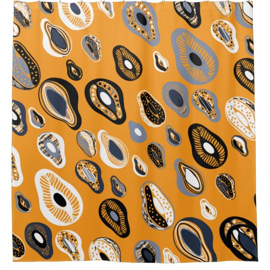 Rideaux De Douche Avocado Love : Style Vintage bio (Devant)