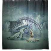 Rideaux De Douche Awesome ice dragon (Devant)