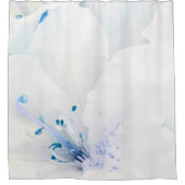 Rideaux De Douche *~* Azalea Art Peinture Fleurs Turquoise blanc (Devant)