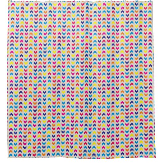 Rideaux De Douche Aztec Chevron coloré (Devant)