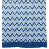 Rideaux De Douche Azul Sapphire Chevron (Devant)