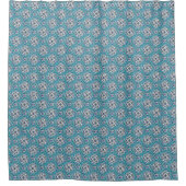 Rideaux De Douche Azulejo Turquoise (Devant)