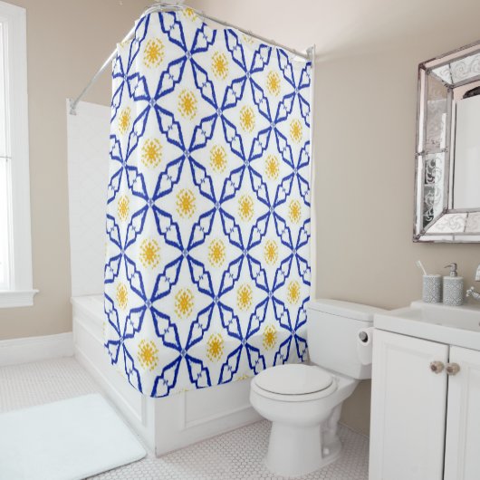 Rideaux De Douche Azulejos de Sintra (En situation)