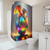 Rideaux De Douche Baby Dragon (En situation)