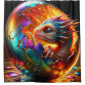 Rideaux De Douche Baby Dragon (Devant)