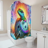 Rideaux De Douche Baby Lizard Hatching (En situation)