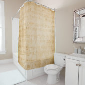 Rideaux De Douche Background old vintage parchment (En situation)
