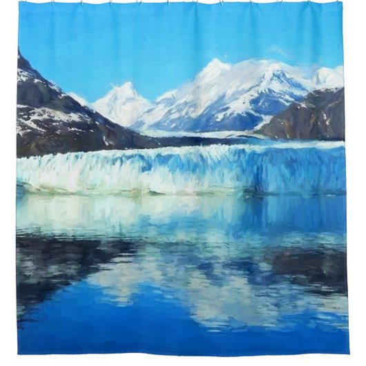 Rideaux De Douche Baie Glacier (Devant)