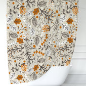 Rideaux De Douche Baies et feuilles d'automne
