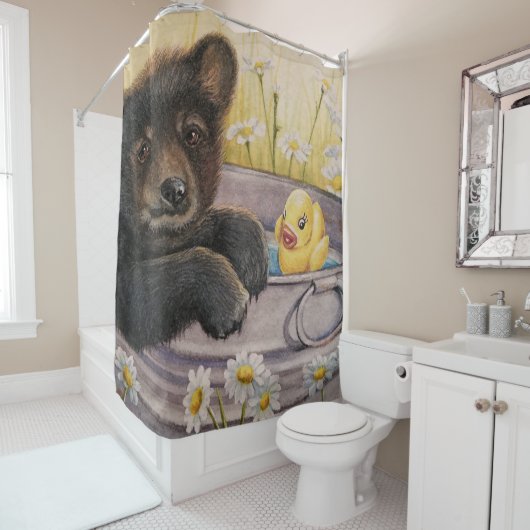 Rideaux De Douche Baignoire Baignoire Baignoire Baignoire Bouchon Aq (En situation)