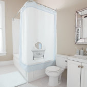 Rideaux De Douche Bain bébé éléphant bulle (En situation)