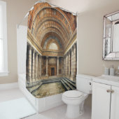 Rideaux De Douche Bain Romain Aquarelle 2 (En situation)