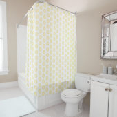 Rideaux De Douche Bain Soleil Jaune Or (En situation)