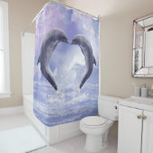 Rideaux De Douche Baisers violets (En situation)