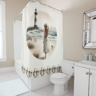 Rideaux De Douche Balade Phare