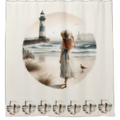 Rideaux De Douche Balade Phare (Devant)