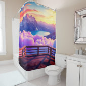 Rideaux De Douche Balcony View (En situation)