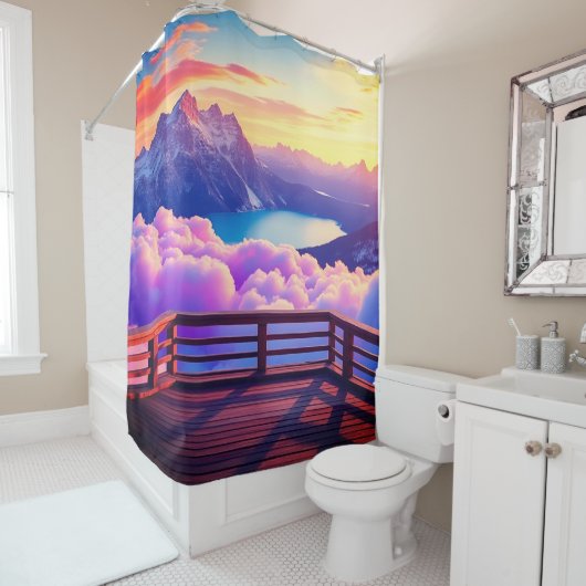 Rideaux De Douche Balcony View (En situation)