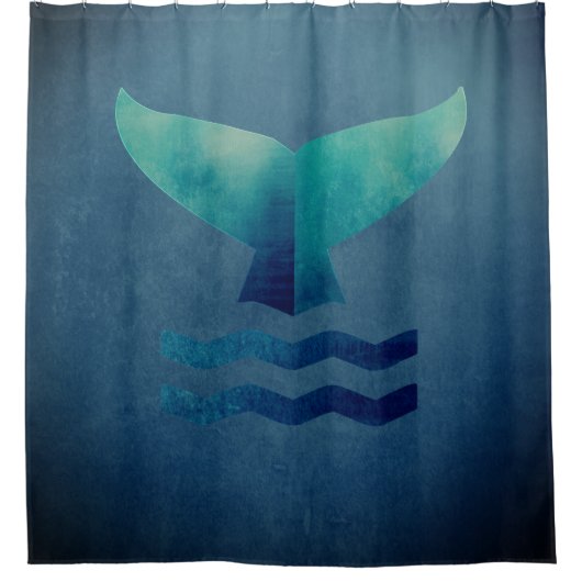 Rideaux De Douche baleine (Devant)