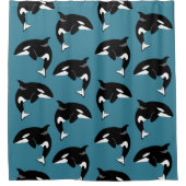 Rideaux De Douche Baleine tueuse Orca (Devant)