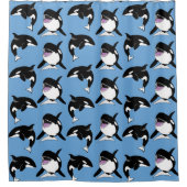 Rideaux De Douche Baleine tueuse Orca (Devant)