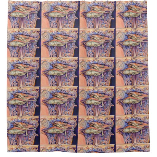 Rideaux De Douche Balise de lecture Spike and Curly (Devant)