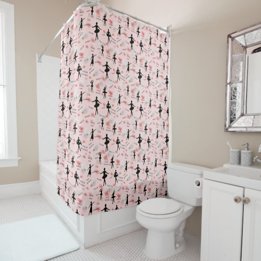 Rideaux De Douche Ballet (En situation)