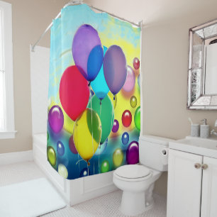 Rideaux De Douche Ballons colorés