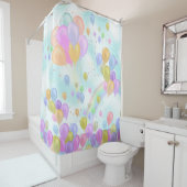 Rideaux De Douche Balloons Pastel Towel (En situation)