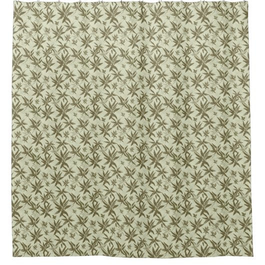 Rideaux De Douche Bamboo on Beige Sheers - Seamless surface (Devant)
